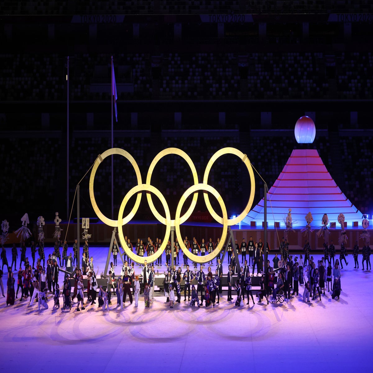 ★ポットごと♡オリンピックリングス♡パピリオナンセ♡Olympic Rings Tokyo's Olympic Rings Were Made From Trees Planted at 1964 Games